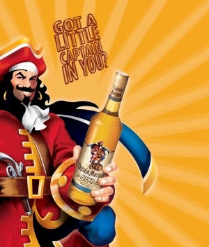pirate drinking rum